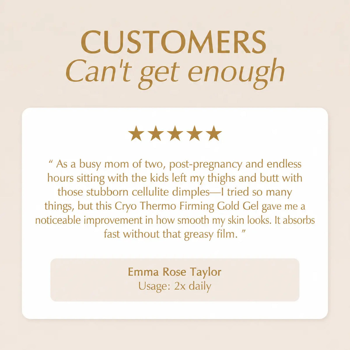 Anti-Cellulite Sculpting & Firming Body Cream