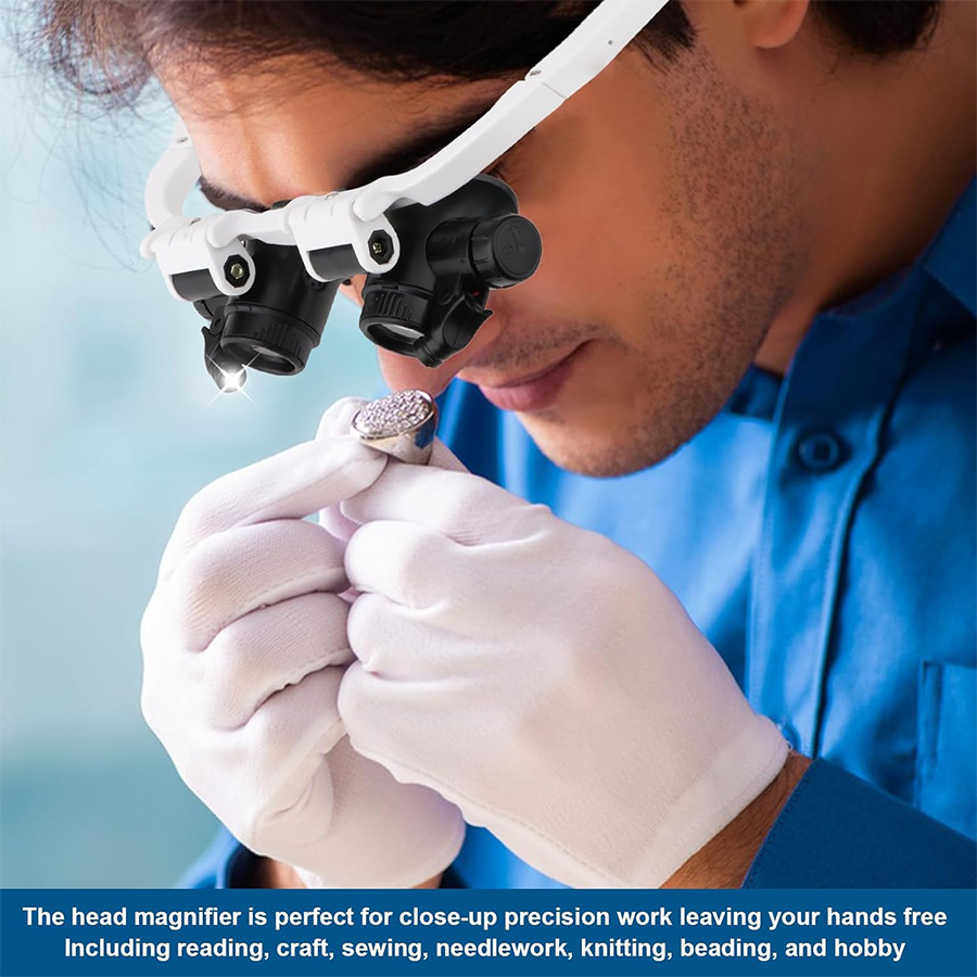 Lavero™ Headband LED Magnifier