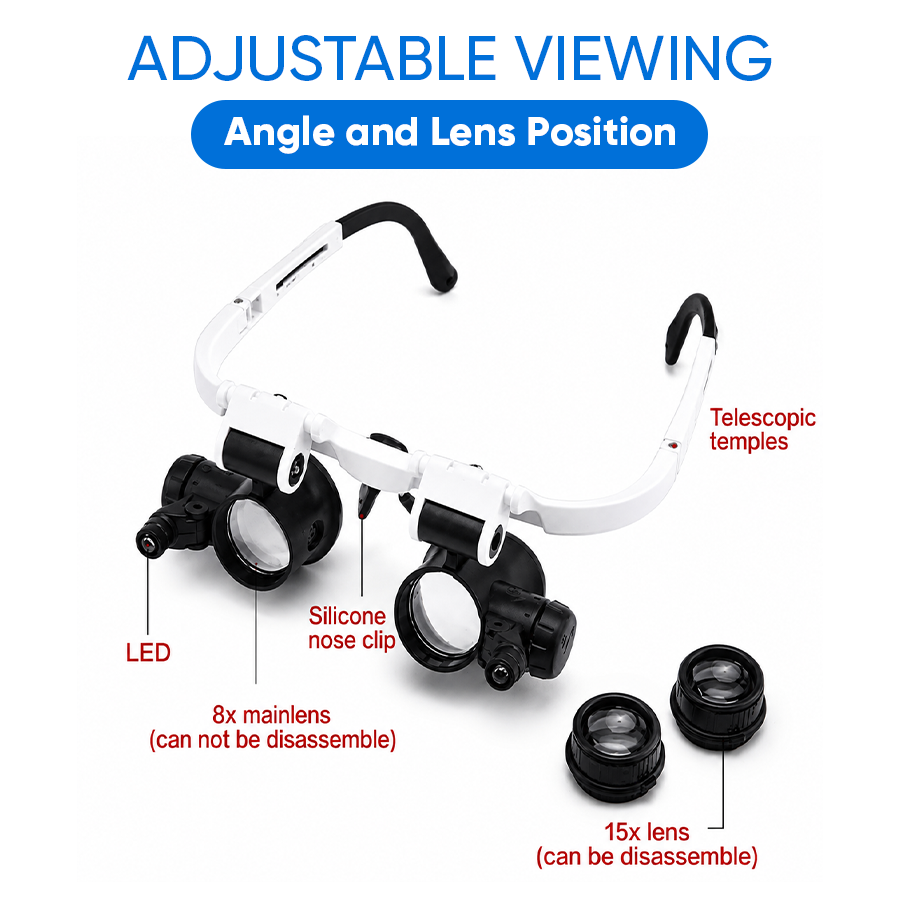 Lavero™ Headband LED Magnifier