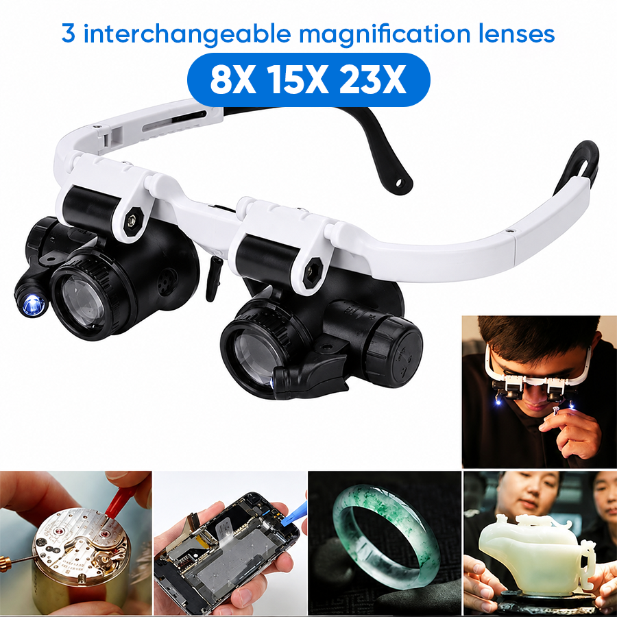 Lavero™ Headband LED Magnifier