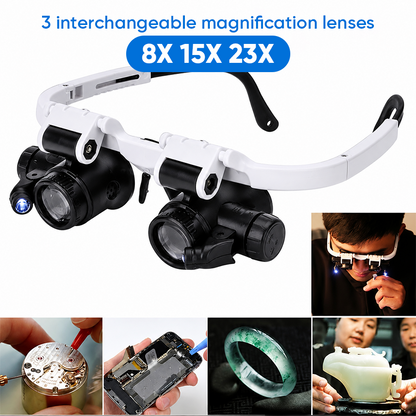 Lavero™ Headband LED Magnifier