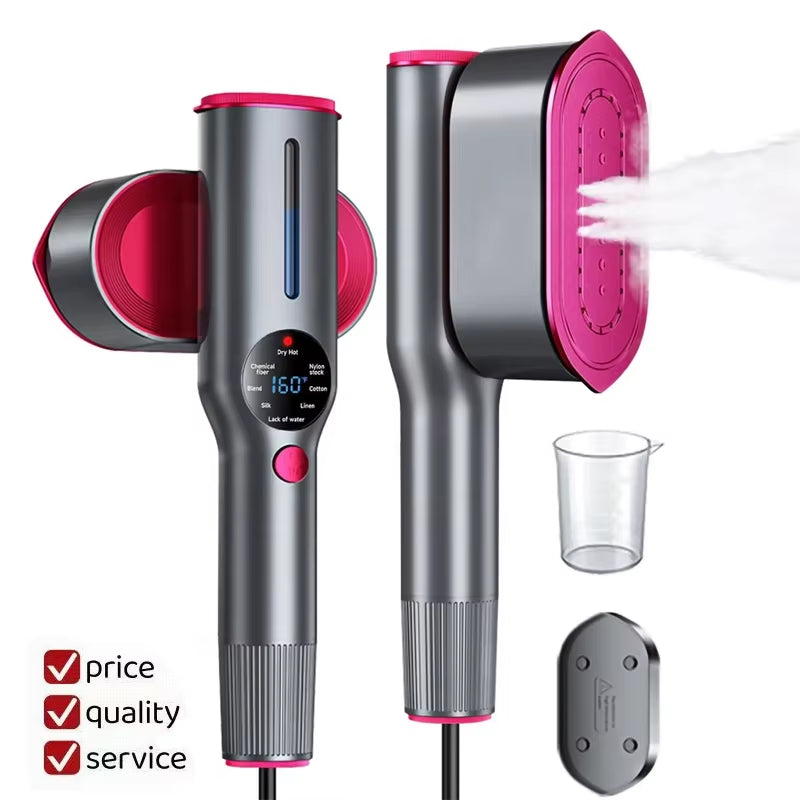 Dr.Flash Handy Garment Steamer with 2-In-1 Professional Garment Steamer Mini Travel Garment Steamer
