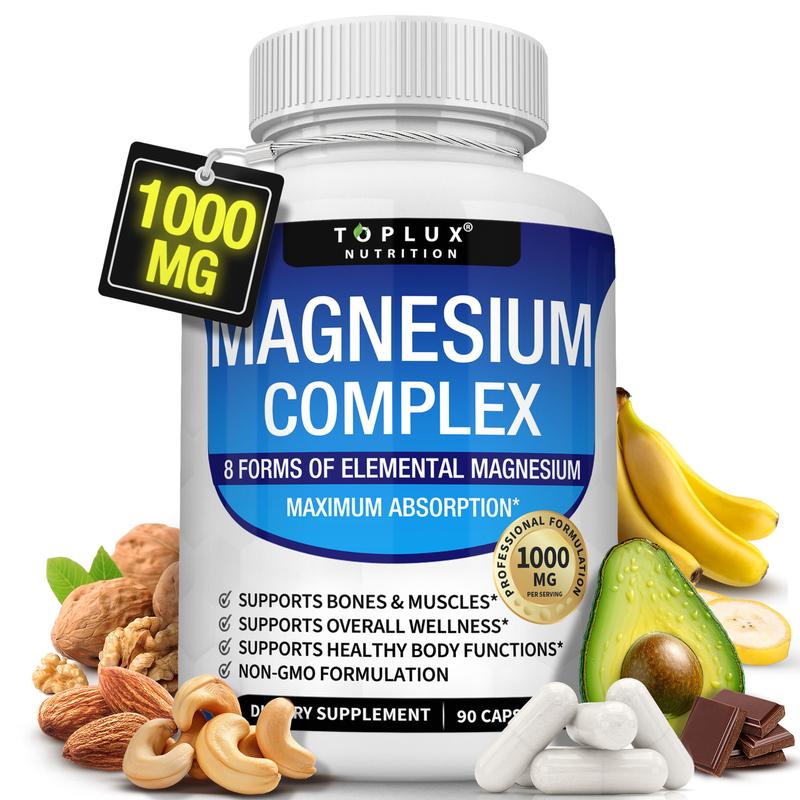 Magnesium Complex 8 Essential Magnesium Supplement 1000mg