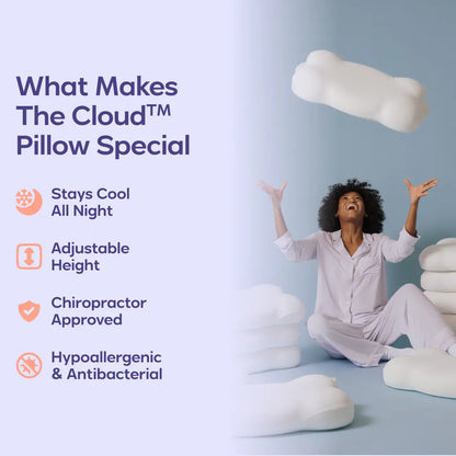Cloud-shaped Memory Foam Pillow Core