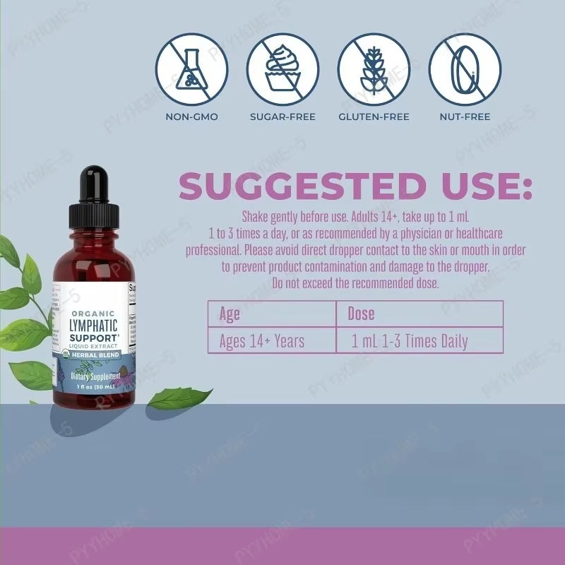 1/2/3 Bottles Daisy Extract Drops Organic Mushroom Complex Vegan Non-Gmo Sugar-Free 30Ml per Bottle