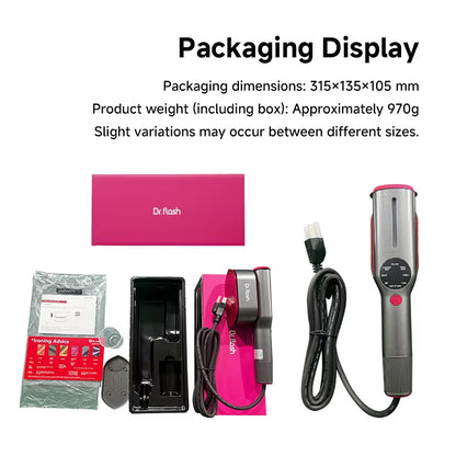 Dr.Flash Handy Garment Steamer with 2-In-1 Professional Garment Steamer Mini Travel Garment Steamer