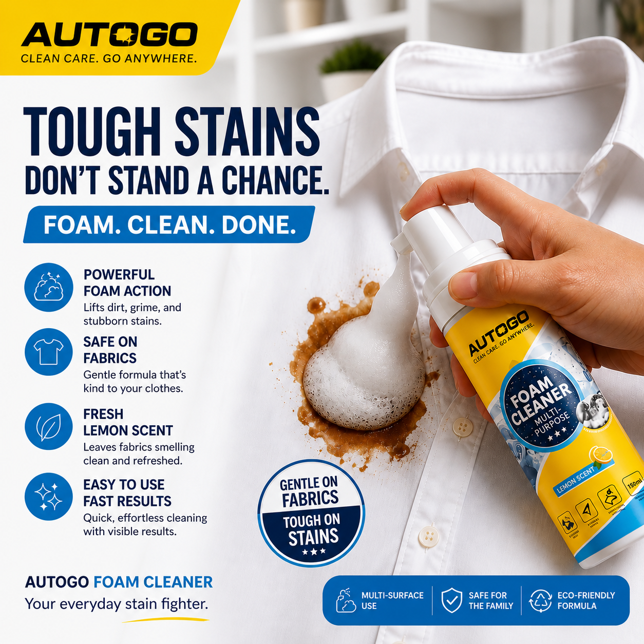 AUTOGO™ Multi-Purpose Foam Cleaner