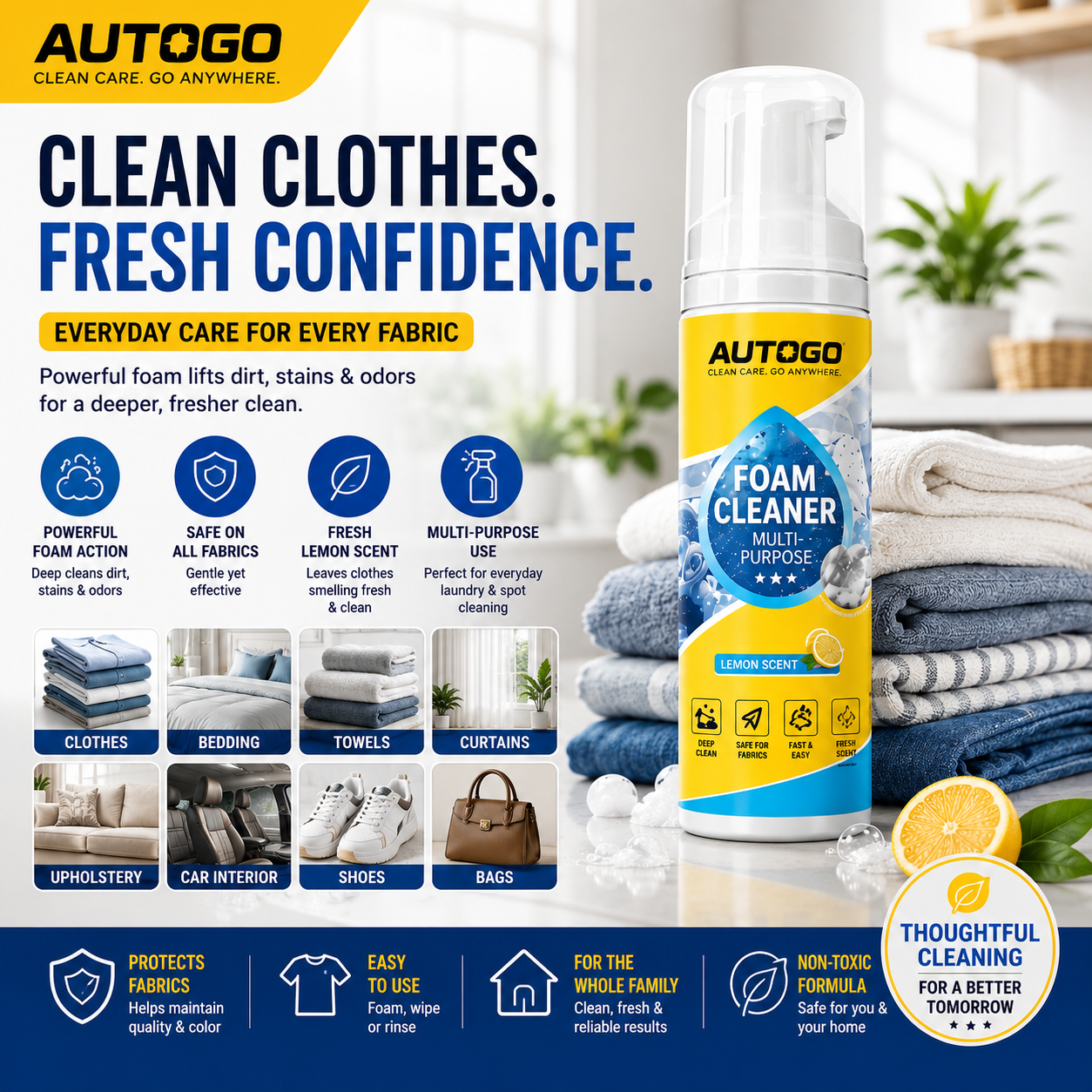 AUTOGO™ Multi-Purpose Foam Cleaner