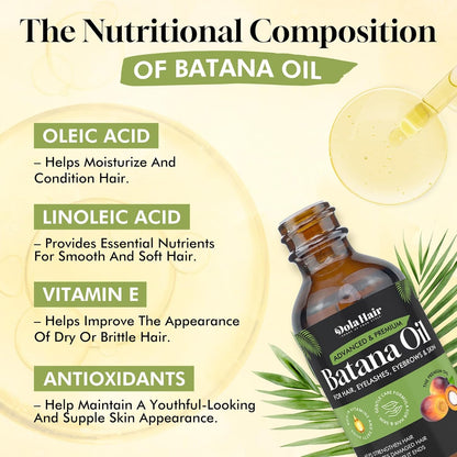 Batana Oil for Hair Growth Organics Pure Batana Hair Oil 100% Natural Batana Oil Nourishes Damaged Hair Natural Hair Growth Oil and Conditioner Batana Hair Oil 2.02 Fl Oz