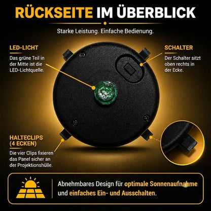 MandalaGlow™ Solar-Wandleuchte